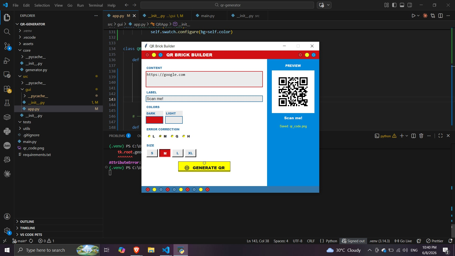 QR Generator Preview
